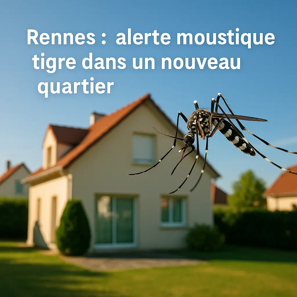 Rennes : vigilance renforcée après la détection du moustique tigre dans un nouveau quartier