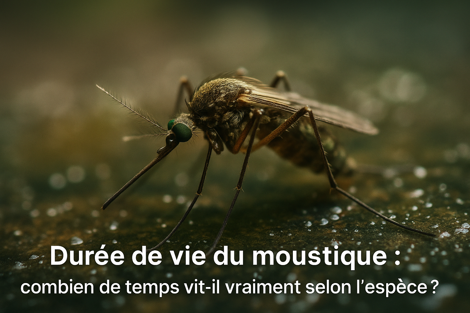 Durée de vie du moustique : combien de temps vit-il vraiment selon l’espèce ?