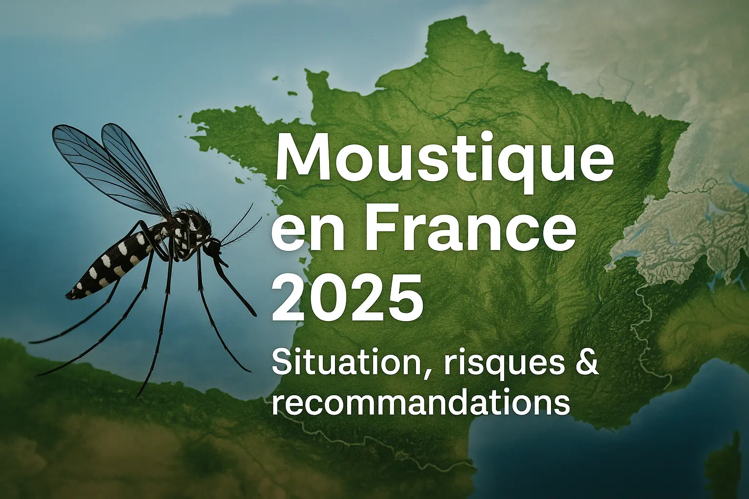Moustique en France 2025 : situation, risques & recommandations