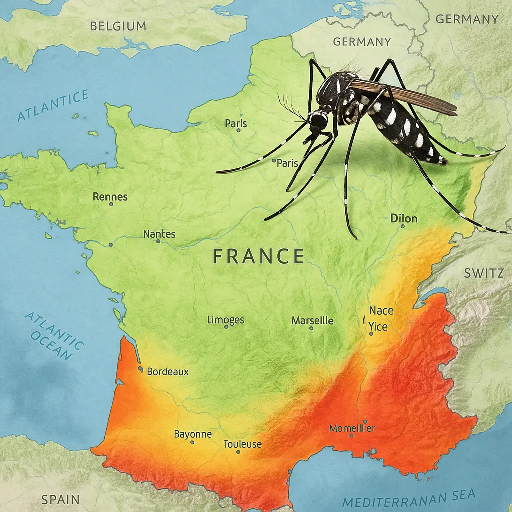 Où y a-t-il le plus de moustiques en France ? Cartes, facteurs & villes les plus exposées