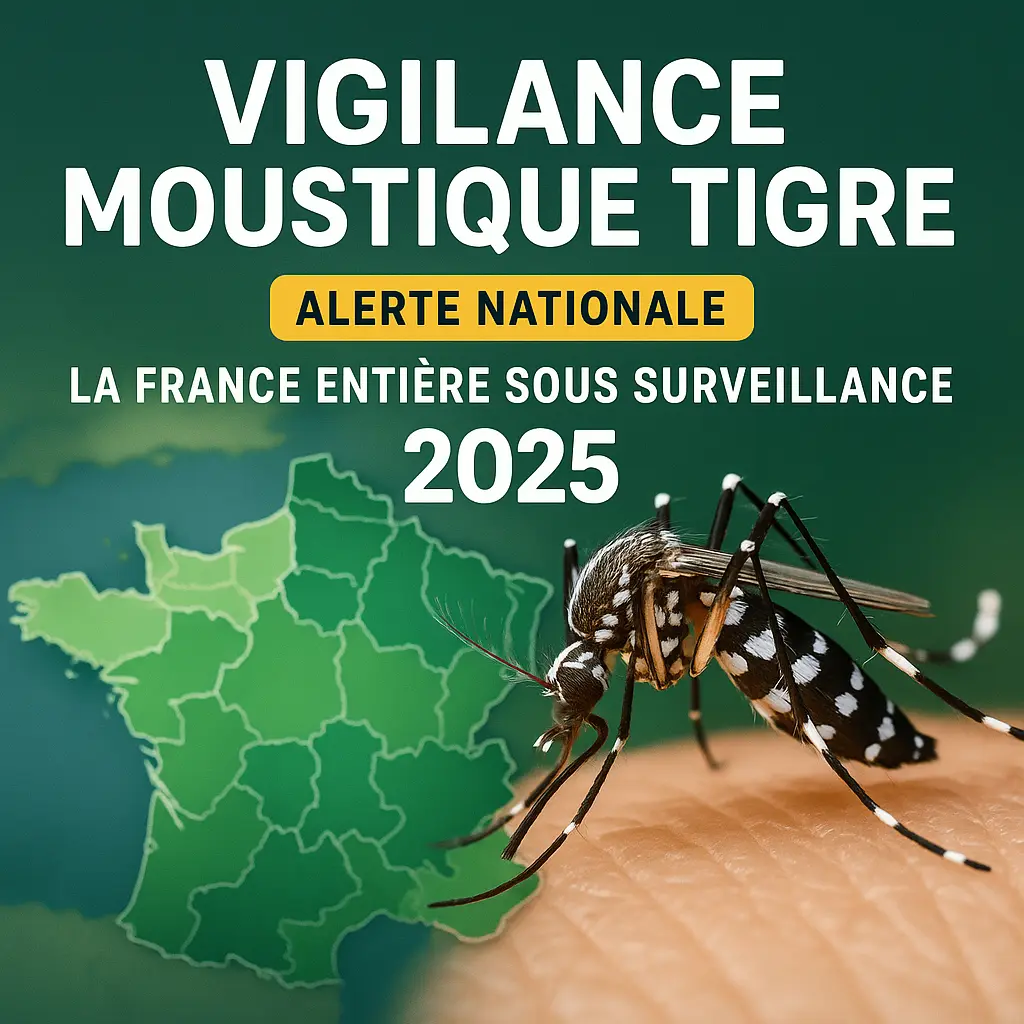 Vigilance moustique tigre : la France entière sous surveillance en 2025